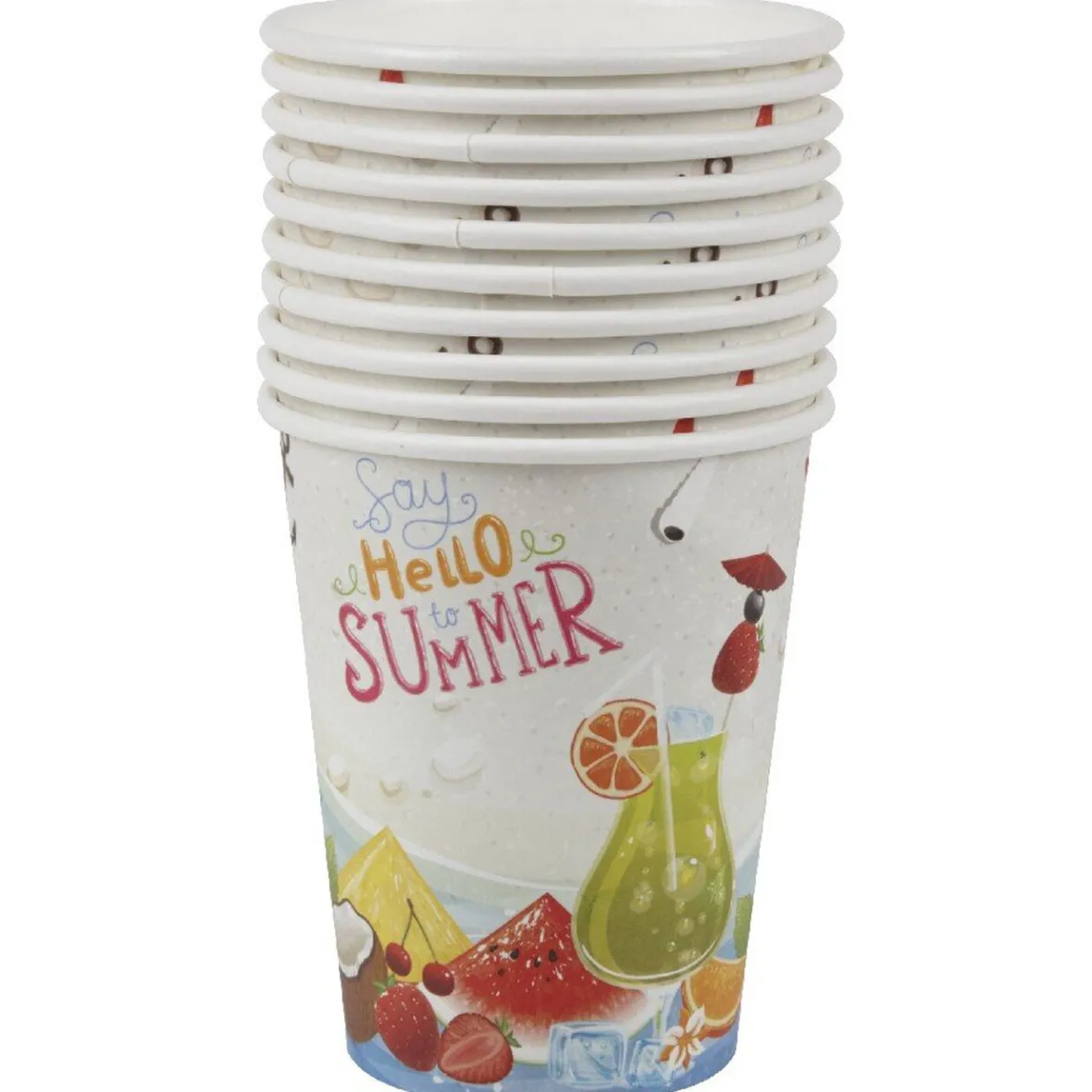 Gobelet en carton délice d été x10-Gifi Clearance