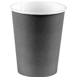 Gobelet en carton gris et blanc 25 cl x12-Gifi Outlet