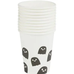 Gobelet en carton Halloween motif fantôme 25cl x10-Gifi Best