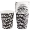 Gobelet en carton imprimé noir et blanc 24 cl x12-Gifi Online