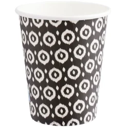Gobelet en carton imprimé noir et blanc 24 cl x12-Gifi Online