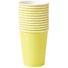 Gobelet en carton jaune 25cl x12-Gifi Online