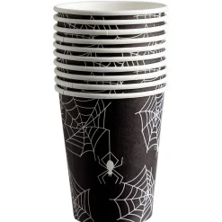 Gobelet en carton motif araignée 25cl x10-Gifi Hot