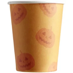 Gobelet en carton motif citrouille 25cl x10-Gifi Sale