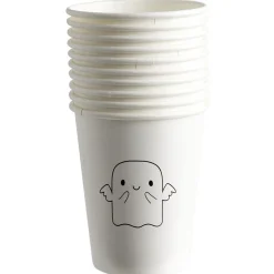 Gobelet en carton motif fantôme 25cl x10-Gifi Online