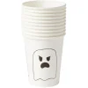 Gobelet en carton motif fantôme 25cl x10-Gifi Clearance