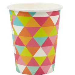 Gobelet en carton motif tangram x10-Gifi Discount