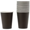 Gobelet en carton noir 36 cl x12-Gifi Clearance