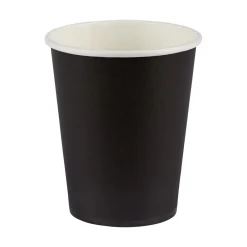 Gobelet en carton noir et blanc 25 cl x12-Gifi Discount