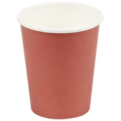 Gobelet en carton orange 25cl x12-Gifi