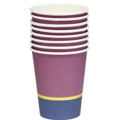 Gobelet en carton Party rose et bleu x 8-Gifi