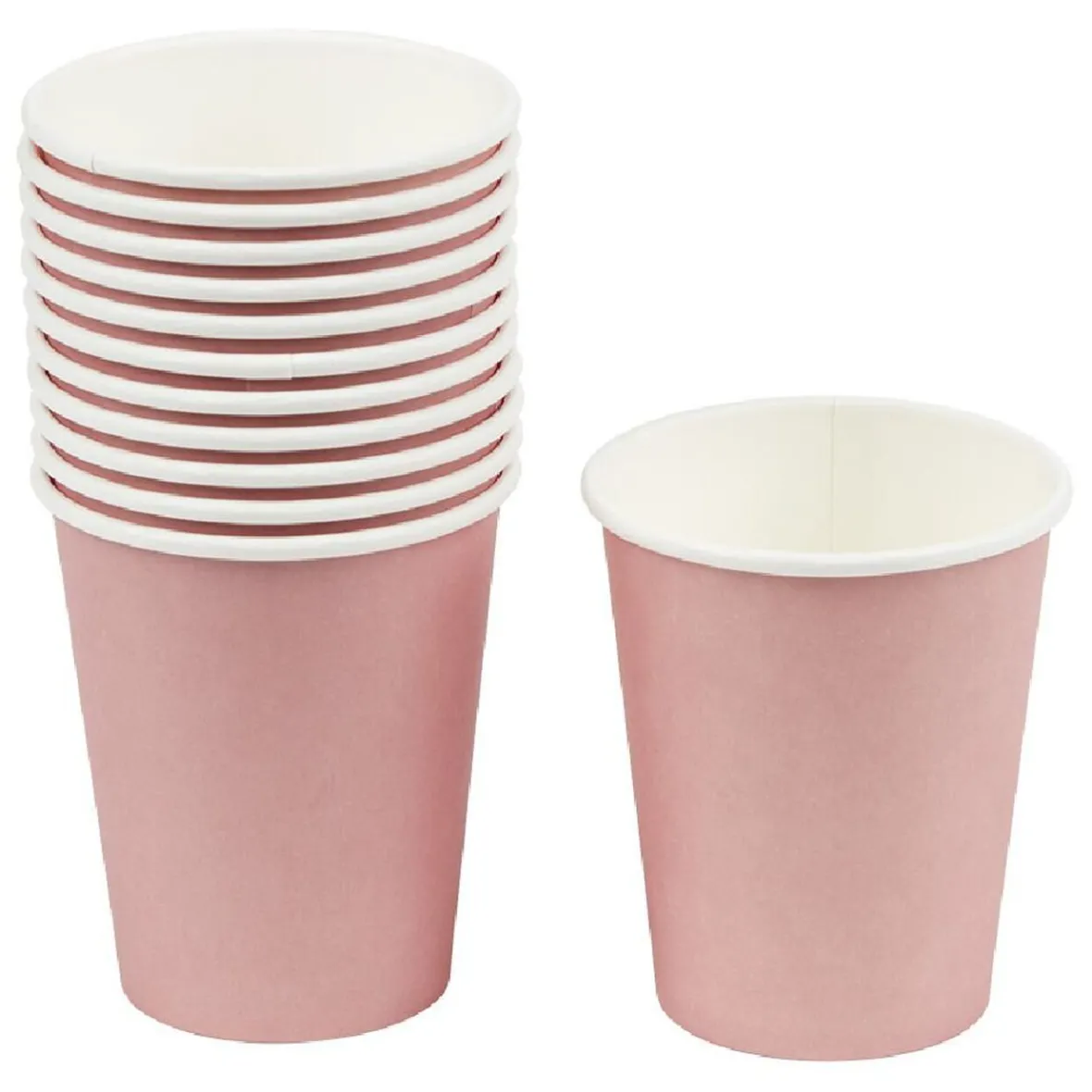 Gobelet en carton rose 25cl x12-Gifi Best