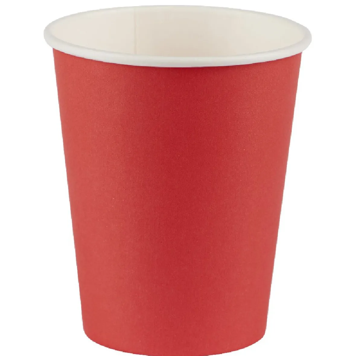 Gobelet en carton rouge et blanc 25 cl x12-Gifi New