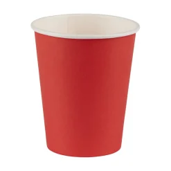 Gobelet en carton rouge et blanc 25 cl x12-Gifi New