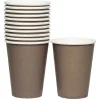 Gobelet en carton taupe 36 cl x12-Gifi Clearance