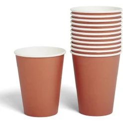 Gobelet en carton Terracotta 12cl x20-Gifi