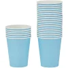 Gobelet en carton turquoise x25-Gifi New