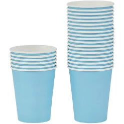Gobelet en carton turquoise x25-Gifi New