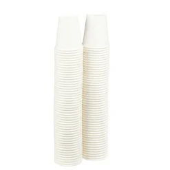 Gobelet en carton uni blanc 18 cl x100-Gifi Online