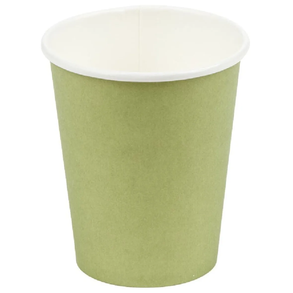 Gobelet en carton vert 25cl x12-Gifi Online
