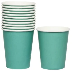 Gobelet en carton vert émeraude 25 cl x12-Gifi Best