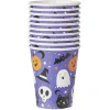 Gobelet en carton violet motif Halloween x10-Gifi Best