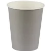 Gobelet gris clair en carton 25 cl x12-Gifi Outlet
