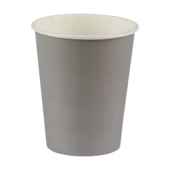 Gobelet gris clair en carton 25 cl x12-Gifi Outlet