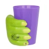 Gobelet Halloween main sorcière violet et vert-Gifi Discount