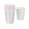 Gobelet jetable effet iridescent x10-Gifi Hot