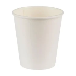 Gobelet jetable en carton uni blanc x50-Gifi Discount