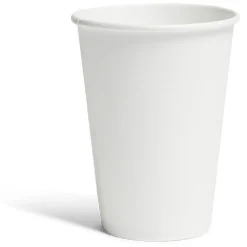 Gobelet jetable en carton uni blanc x50-Gifi Outlet