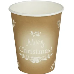 Gobelet motif houx d'or x10-Gifi Sale