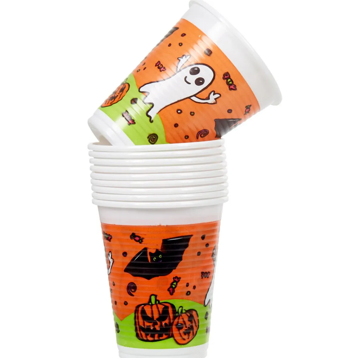 Gobelet multicolore design fantôme x10-Gifi Best