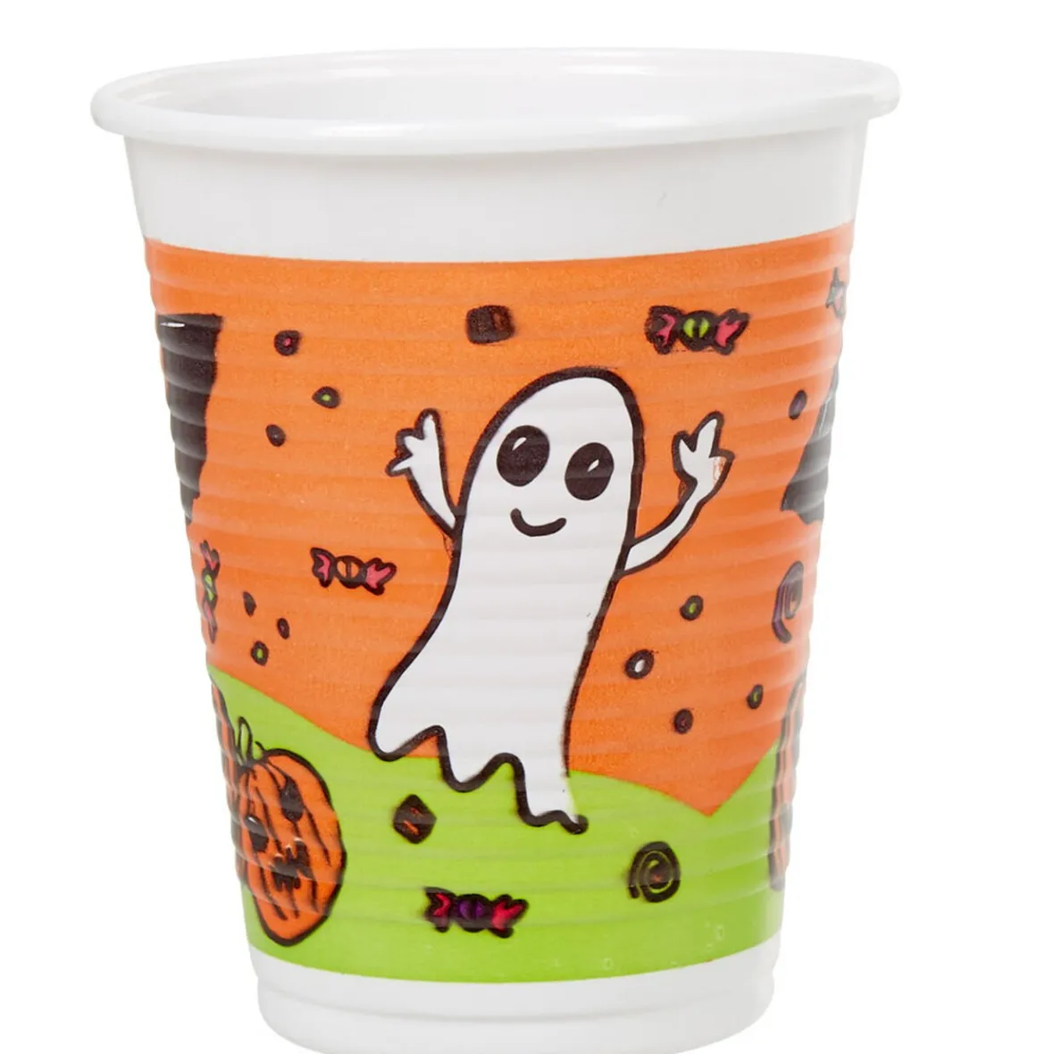 Gobelet multicolore design fantôme x10-Gifi Best