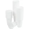 Gobelet plastique blanc réutilisable x100-Gifi New