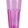 Gobelet plastique rigide violet transparent-Gifi Hot