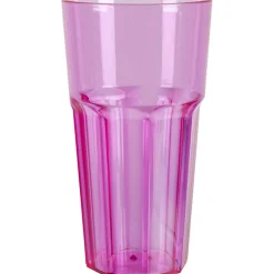 Gobelet plastique rigide violet transparent-Gifi Hot