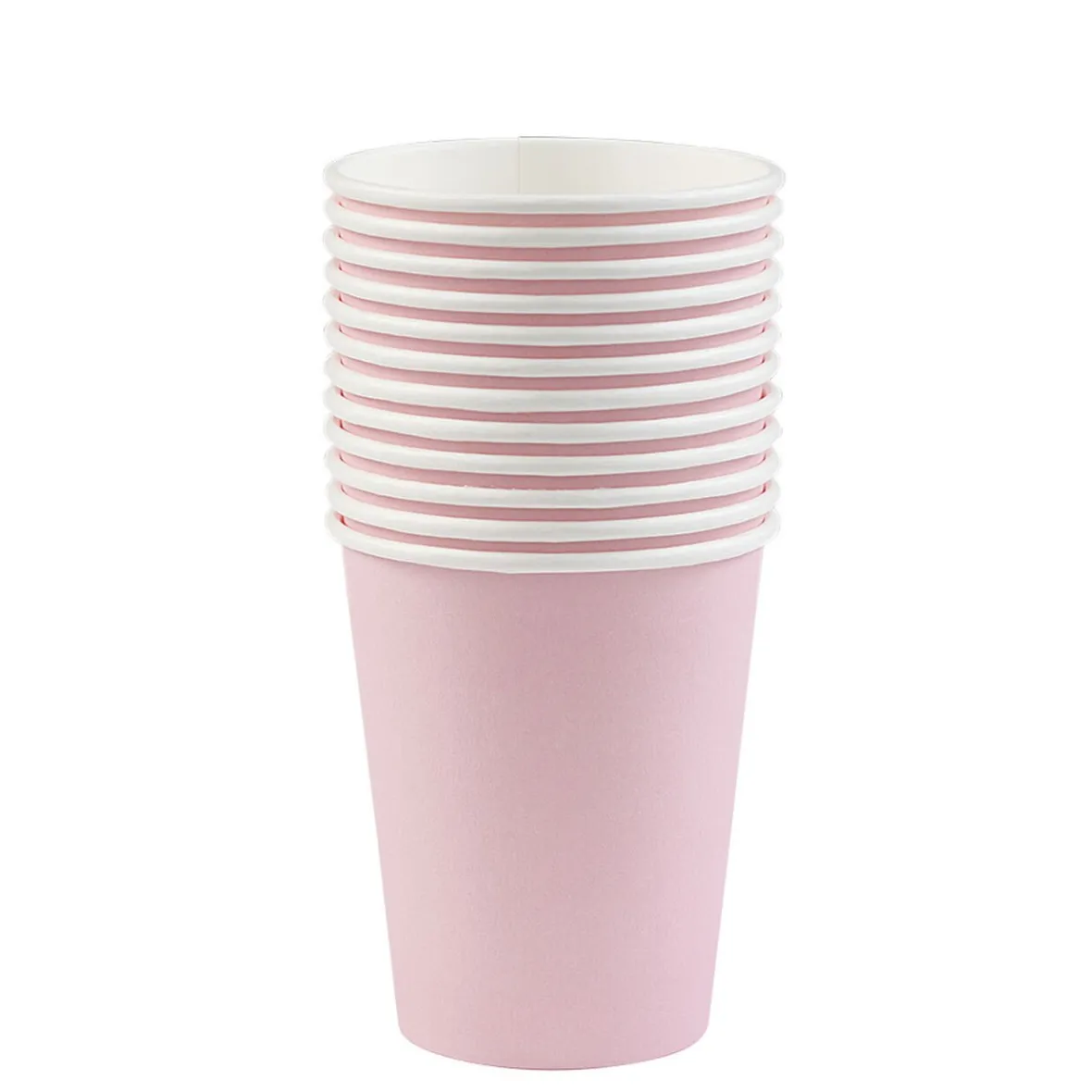 Gobelet rose en carton 25 cl x12-Gifi