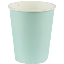 Gobelet vert d'eau en carton 25 cl x12-Gifi Outlet