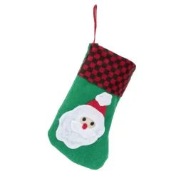 Grande chaussette de Noël en feutre x2-Gifi