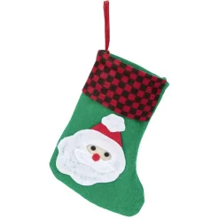 Grande chaussette de Noël en feutre x2-Gifi