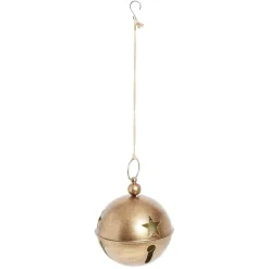 Grelot lumineux à suspendre doré Ø21cm-Gifi Online