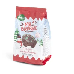Gâteau brownie chocolat belge Noël sachet individuel 200gr-Gifi Online