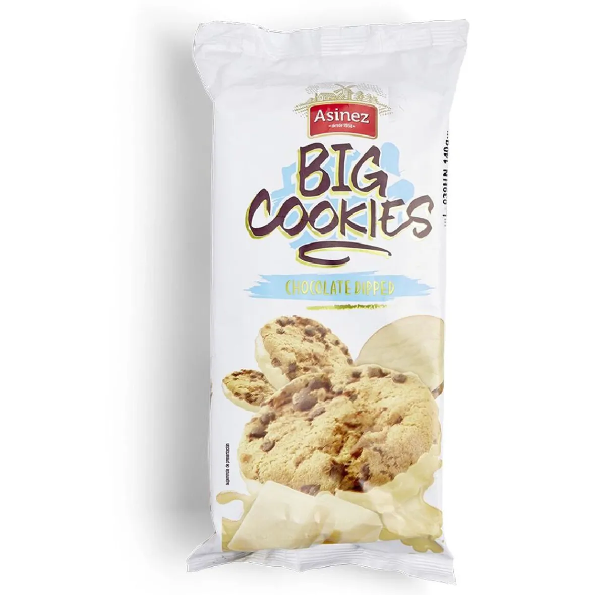 Gâteaux Big Cookies dessous chocolat blanc 140gr-Gifi Clearance