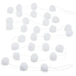 Guirlande 30 boules de neige blanc 1,8 m-Gifi Hot