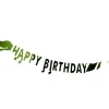 Guirlande anniversaire Happy Birthday dinosaure aluminium vert 2,5m-Gifi Clearance