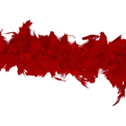 Guirlande boa plume boa rouge-Gifi New