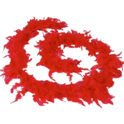 Guirlande boa plumes rouges 1,8 m-Gifi