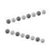 Guirlande boule papier gris 4 m-Gifi Sale